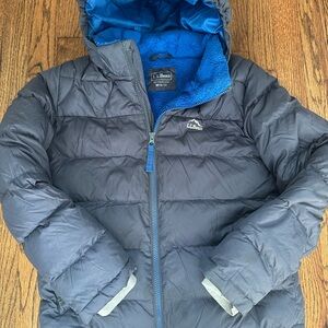 L.L. Bean Kids Navy Puffer Coat